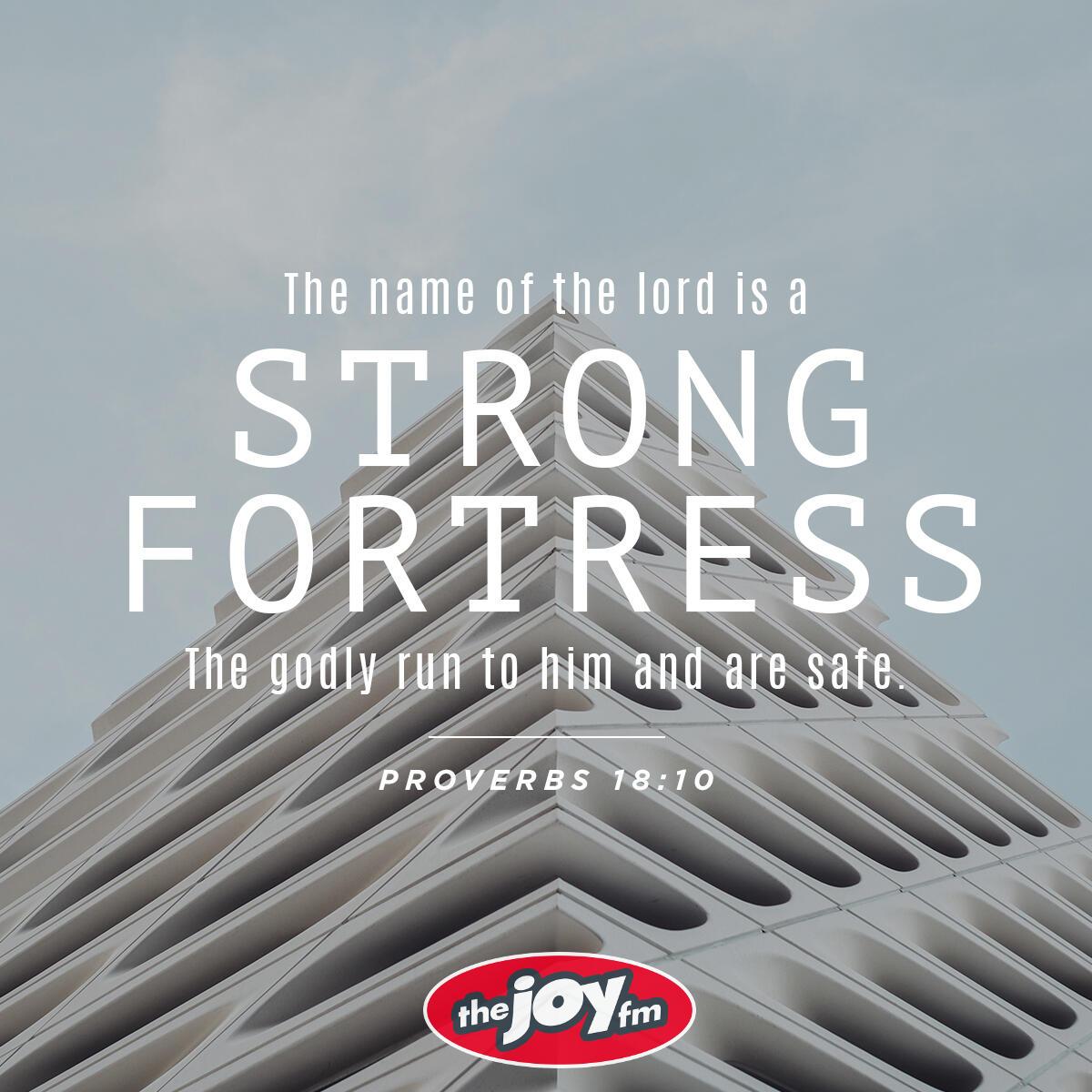Proverbs 18:10 - Verse of the Day