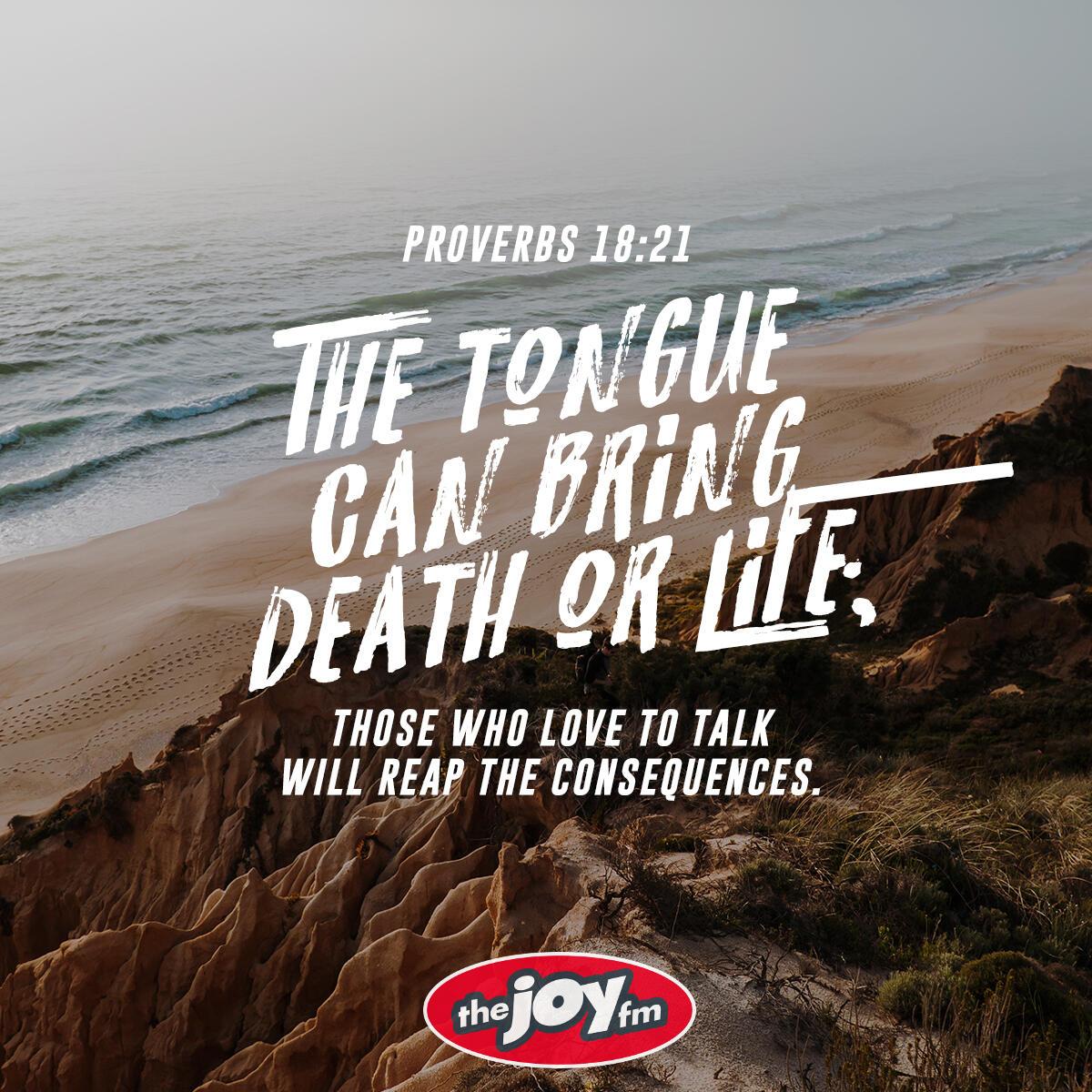 Proverbs 18:21 - Verse of the Day