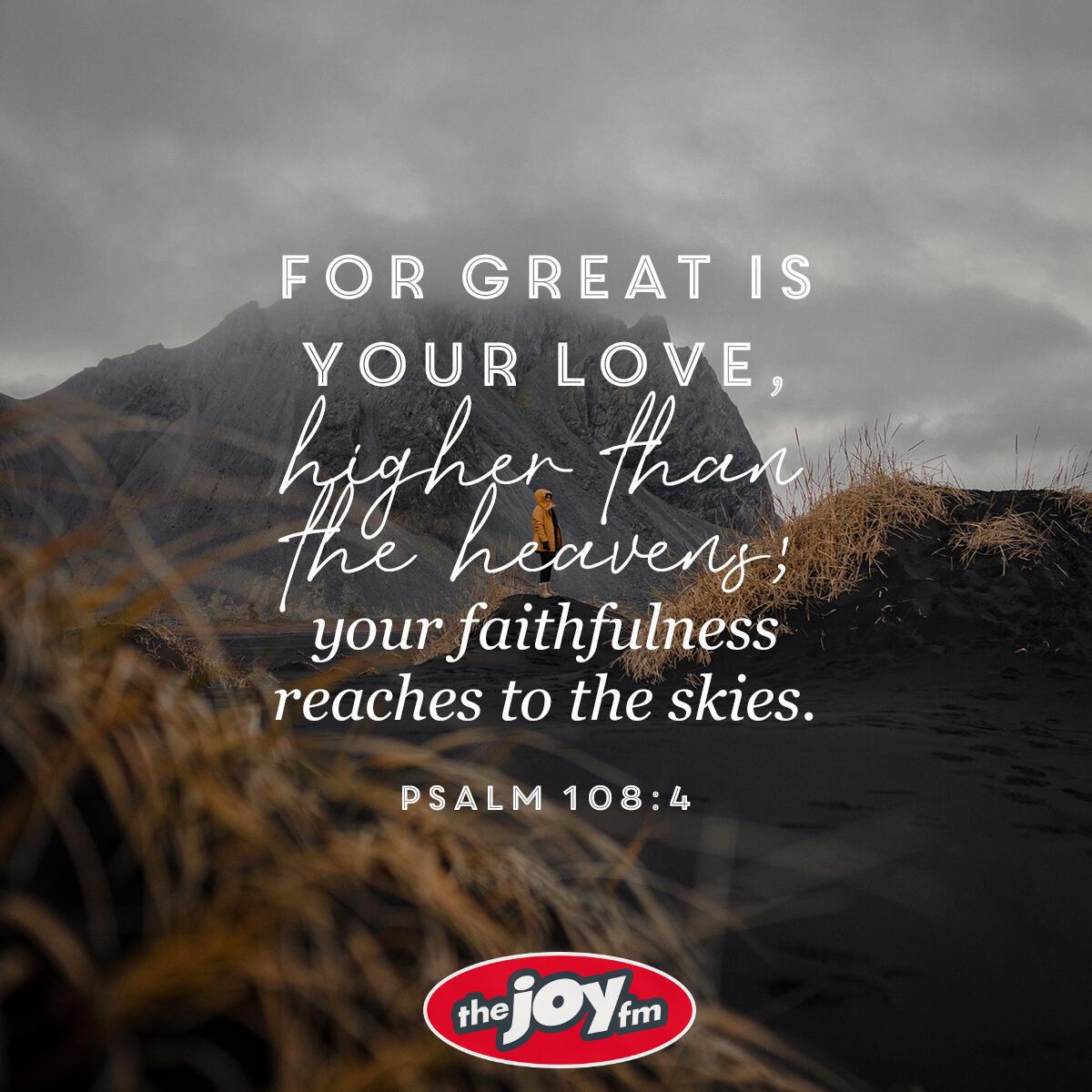 Psalm 108:4 - Verse of the Day