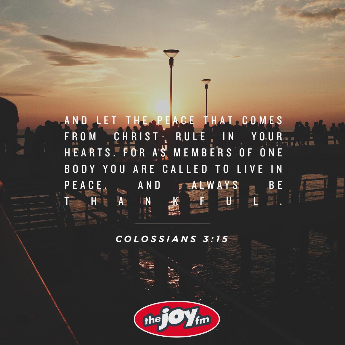 Colossians 3:15