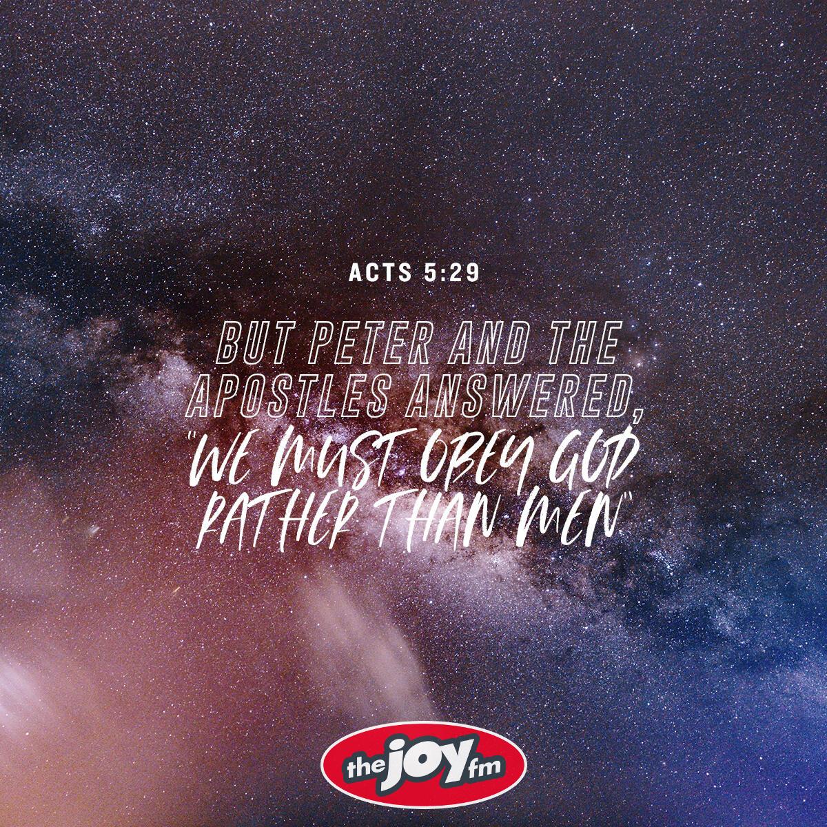 Acts 5:29