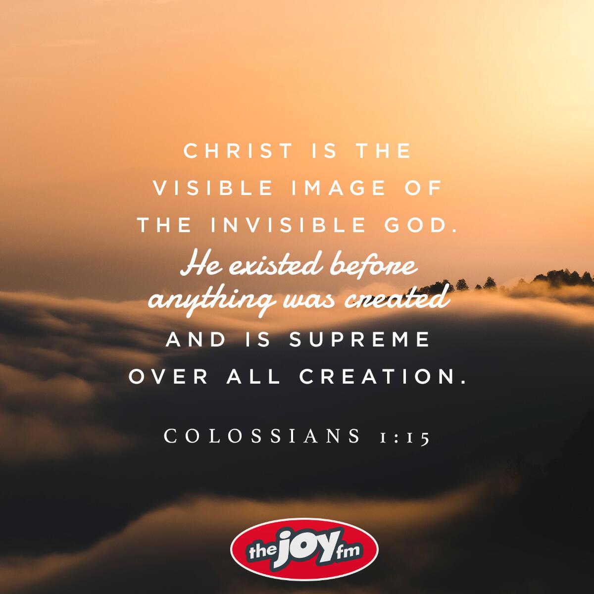 Colossians 1:15 - Verse of the Day