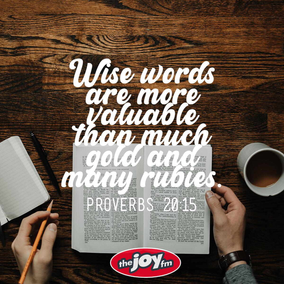 Proverbs 20:15